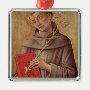 St. Anthony of Padua Metal Tree Decoration