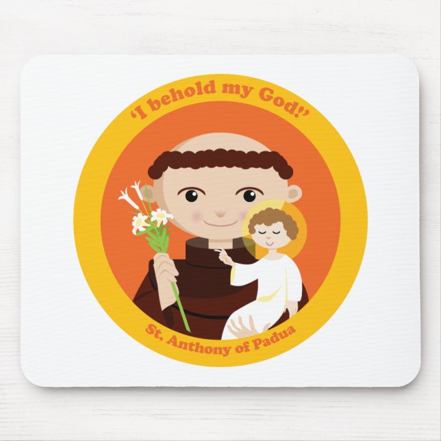 St. Anthony of Padua Mouse Pad (Front)