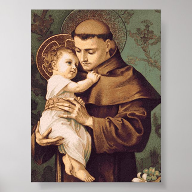 St Anthony of Padua Poster (Front)
