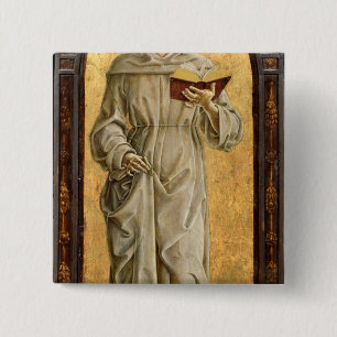 St. Anthony of Padua  Reading 15 Cm Square Badge