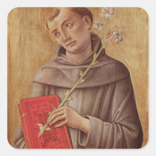 St. Anthony of Padua Square Sticker