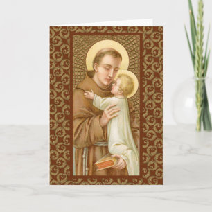 St. Anthony of Padua & the Christ Child (JM 05) Card