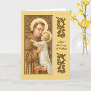 St. Anthony of Padua & the Christ Child (JM 05) Card