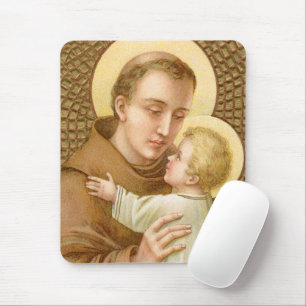 St. Anthony of Padua & the Christ Child (JM 05) Mouse Pad