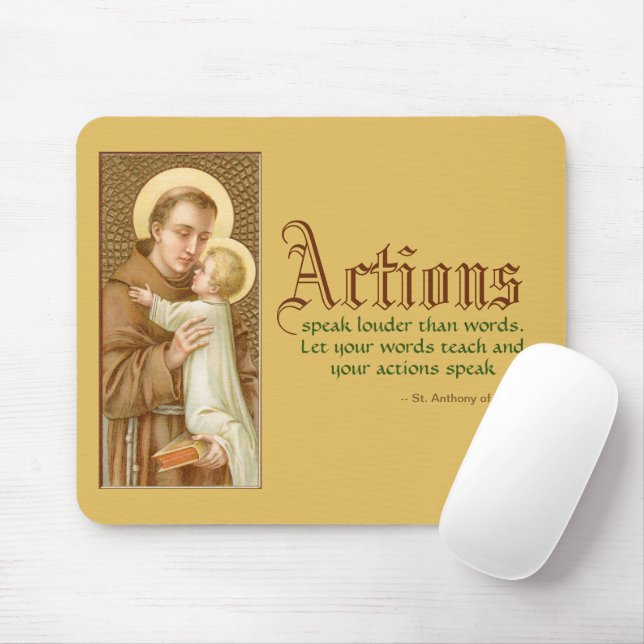 St. Anthony of Padua & the Christ Child (JM 05) Mouse Pad (With Mouse)
