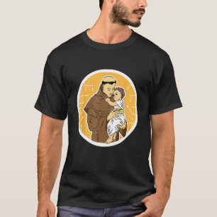 St Anthony of Padua Vintage Catholic Saint Infant T-Shirt