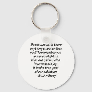 St. Anthony Quote Key Ring