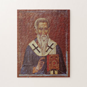 St. Antipas of Pergamum Orthodox Christian Icon Jigsaw Puzzle