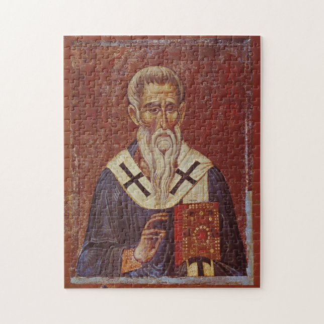 St. Antipas of Pergamum Orthodox Christian Icon Jigsaw Puzzle (Vertical)