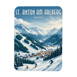 St. Anton am Arlberg Austria Magnet