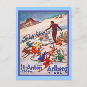 St ANton, Arlberg; Tirol Postcard