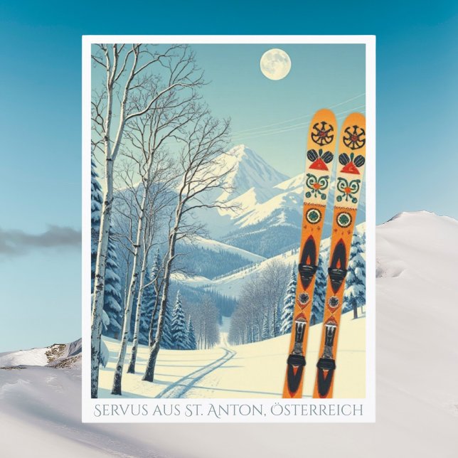 St. Anton Austria Europe ski vacation Postcard (Creator Uploaded)