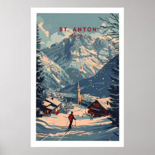 St Anton Print Austria 1