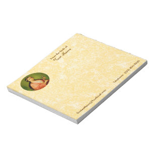 St. Apollonia (BLA 001) 5.5"x6" Horiz (Style #1) Notepad