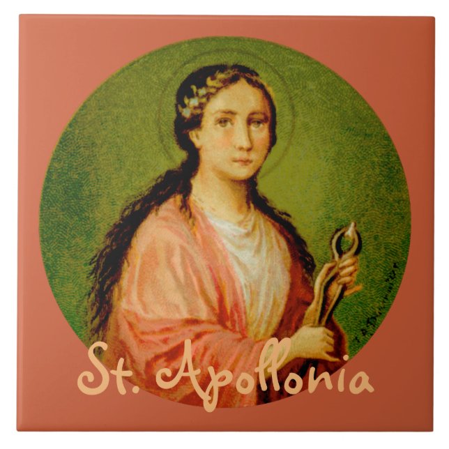 St. Apollonia (BLA 001) Ceramic Tile #1 (Front)