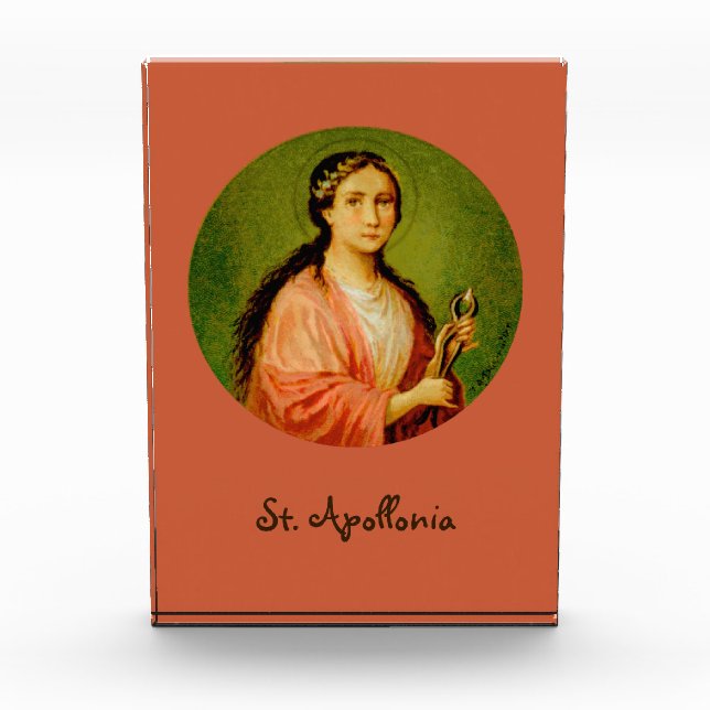 St. Apollonia (BLA 01) Vertical Photo Block (Front)