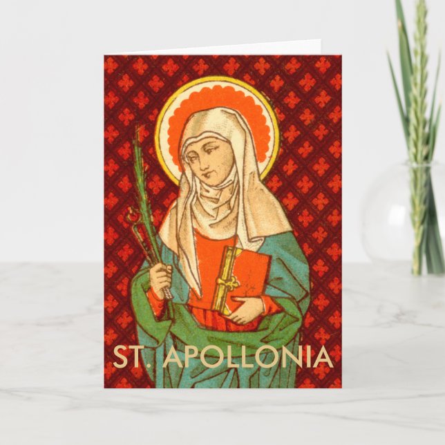 St. Apollonia (VVP 001) Greeting Card #1 (Front)