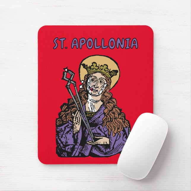 St. Apollonia with Pulled Tooth (Nuremberg)  Mouse Pad (With Mouse)
