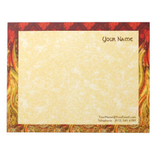 St. Apollonia's Flames (VVP 001a) 11"x8.5" Horizon Notepad