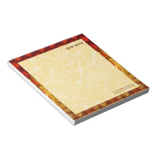 St. Apollonia's Flames (VVP 001a) 5.5"x6" Vertical Notepad