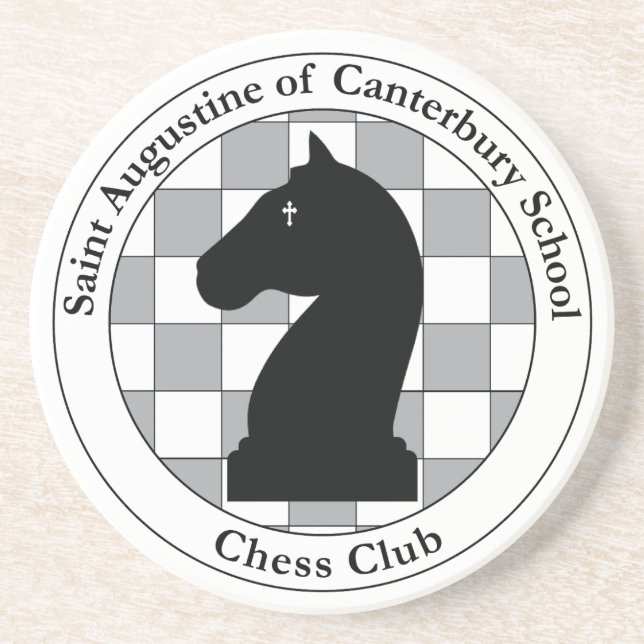 St. A's Chess Club Coaster (Front)