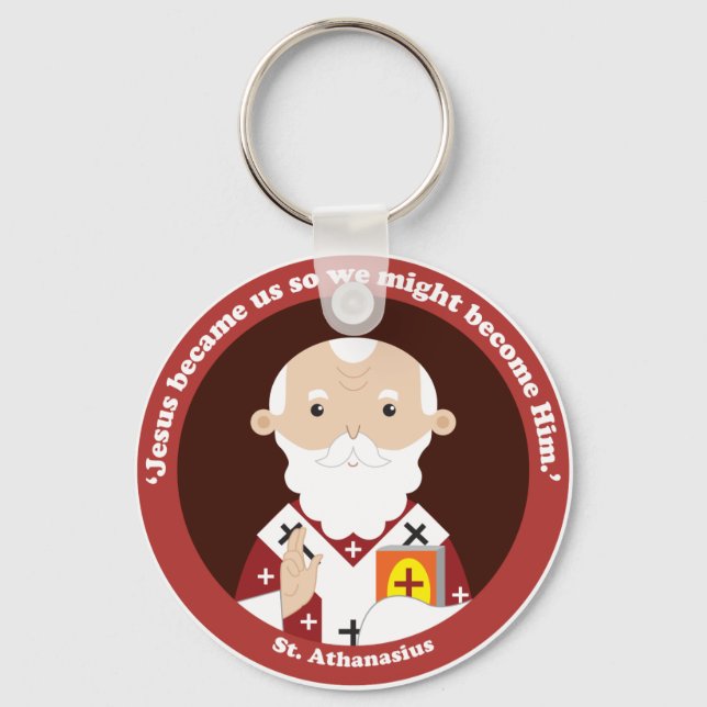 St. Athanasius Key Ring (Front)