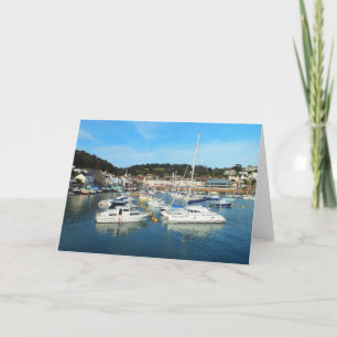 St Aubin's harbour Holiday Card