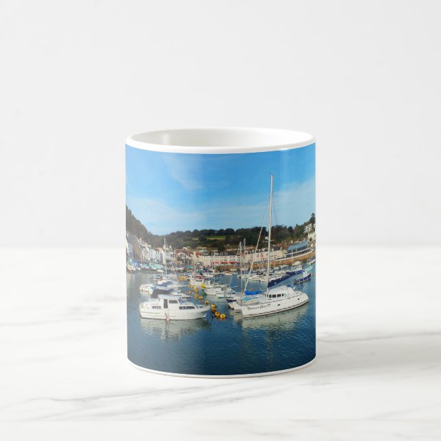 St Aubin's harbour Jersey Coffee Mug (Center)