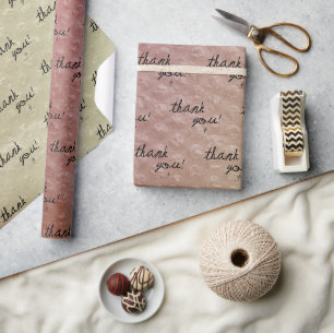 St. Aug. Sketch Bubble Wrap Reseller Thank You Wrapping Paper