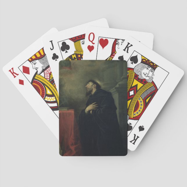 St. Augustine, 1663 Playing Cards (Back)