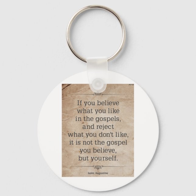 St. Augustine #1 Key Ring (Front)
