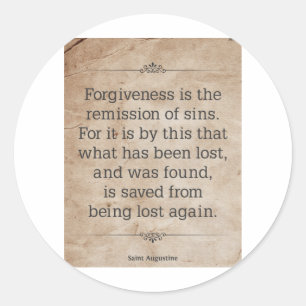 St. Augustine #2 Classic Round Sticker