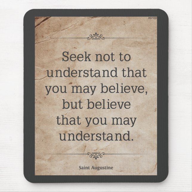 St. Augustine #4 Mouse Pad (Front)