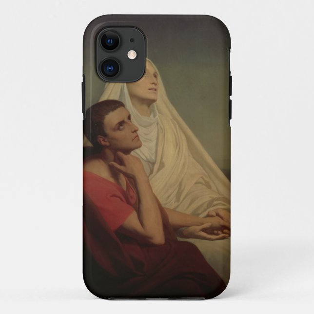 St. Augustine and his mother St. Monica, 1855 Case-Mate iPhone Case (Back)