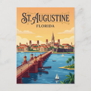 St. Augustine Bayfront USA Postcard