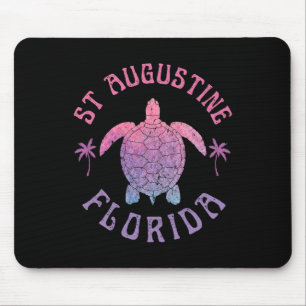 St Augustine Beach Florida Sea Turtle Summer Vacat Mouse Pad