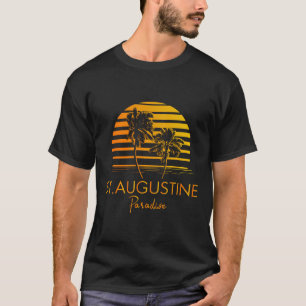 St Augustine Beach Tropical Vibes Florida Souvenir T-Shirt