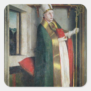 St. Augustine c.1435 Square Sticker