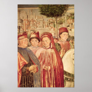 St. Augustine Departing for Milan Poster