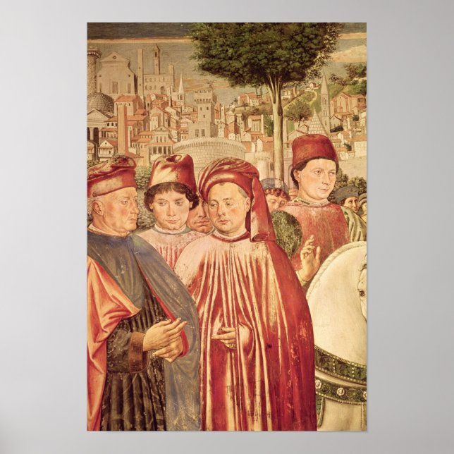 St. Augustine Departing for Milan Poster (Front)