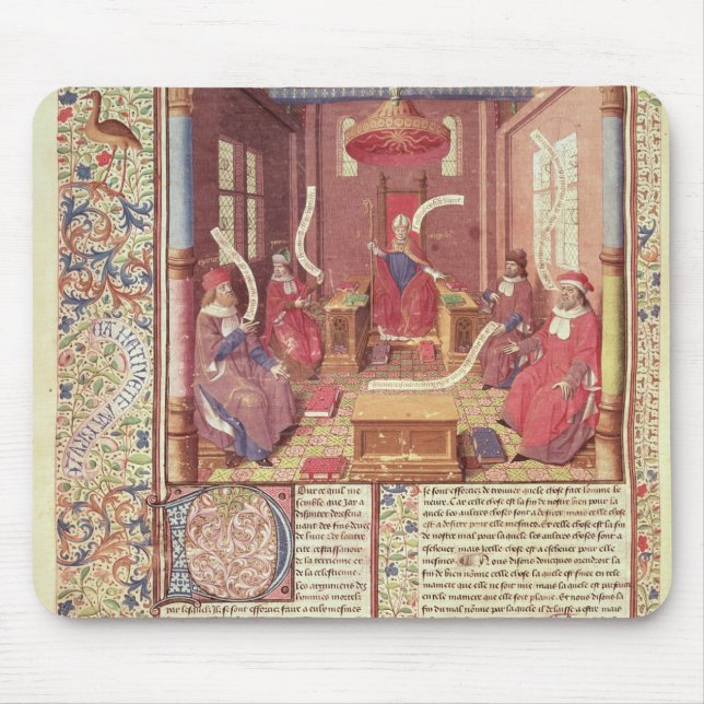 St. Augustine, Epicurus, Zeno, Antiochus & Mouse Pad (Front)