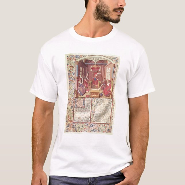 St. Augustine, Epicurus, Zeno, Antiochus & T-Shirt (Front)