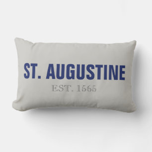 St Augustine Established 1565 Throw Pillow
