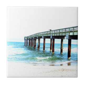 St. Augustine Fishing Pier Ceramic Tile