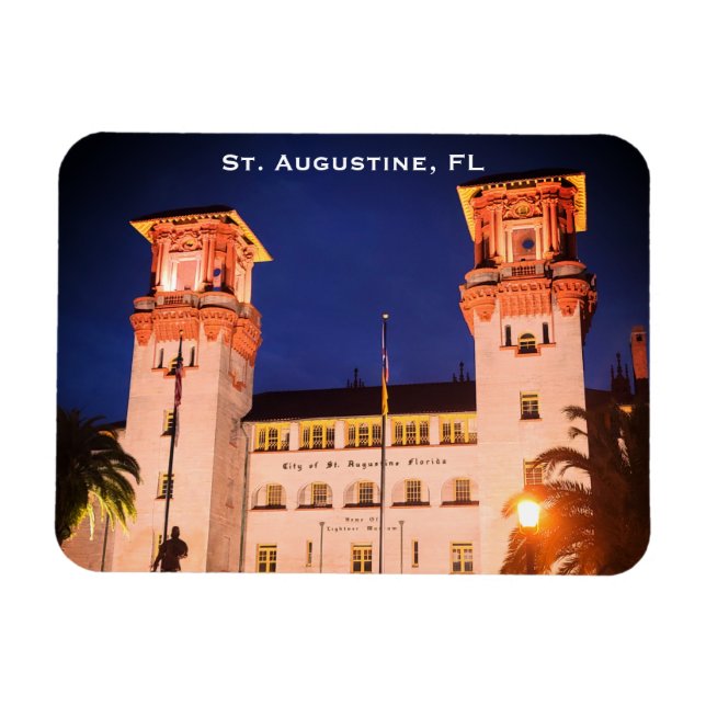 St. Augustine, FL - Hotel Alcazar Magnet (Horizontal)