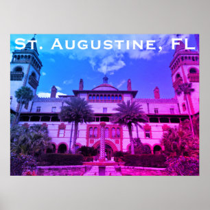 St. Augustine, FL - Ponce de Leon Hotel Poster