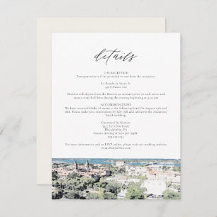 ST AUGUSTINE Fl Skyline Destination Details Card