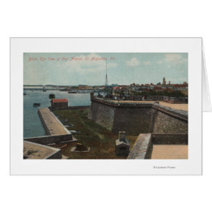 St. Augustine, Florida - Aerial of Ft. Marion