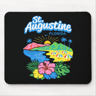 St Augustine Florida Beach Sunset Tropical Mouse Pad