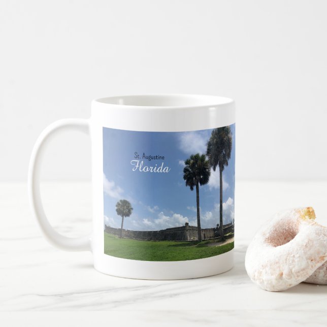 St Augustine Florida Coffee Mug (With Donut)